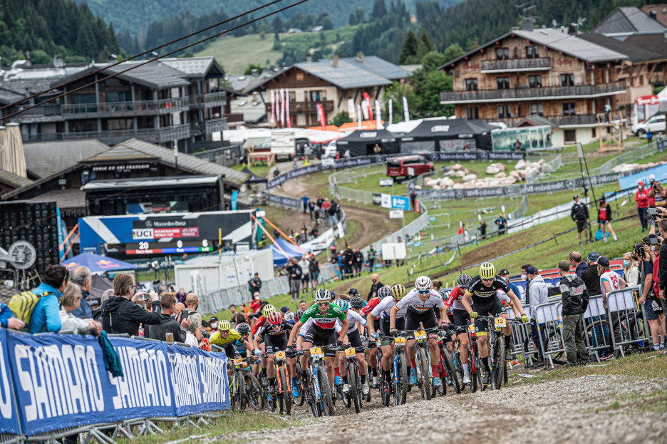 Scenen er sat til UCI Mountainbike World Cup 2023