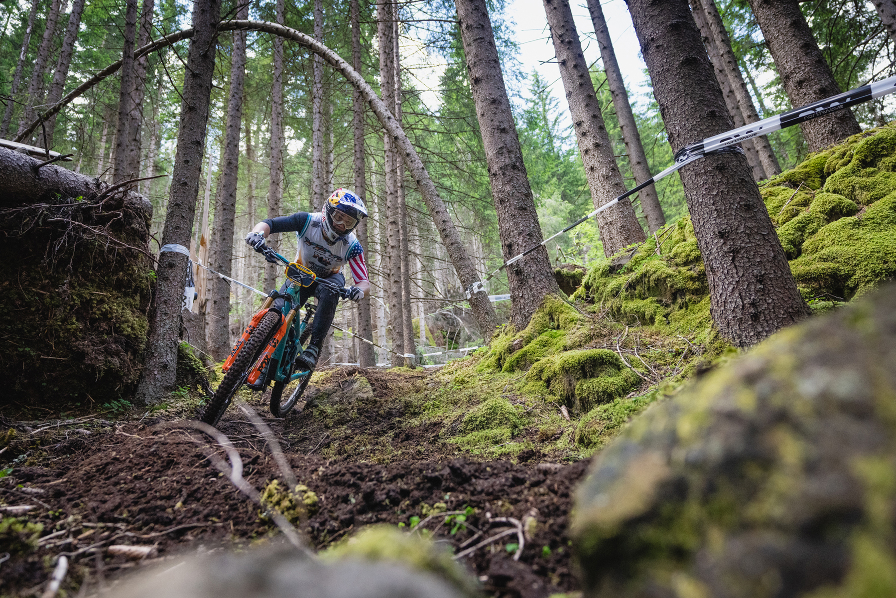 Richie Rude, coureur d'EWS équipé par Shimano