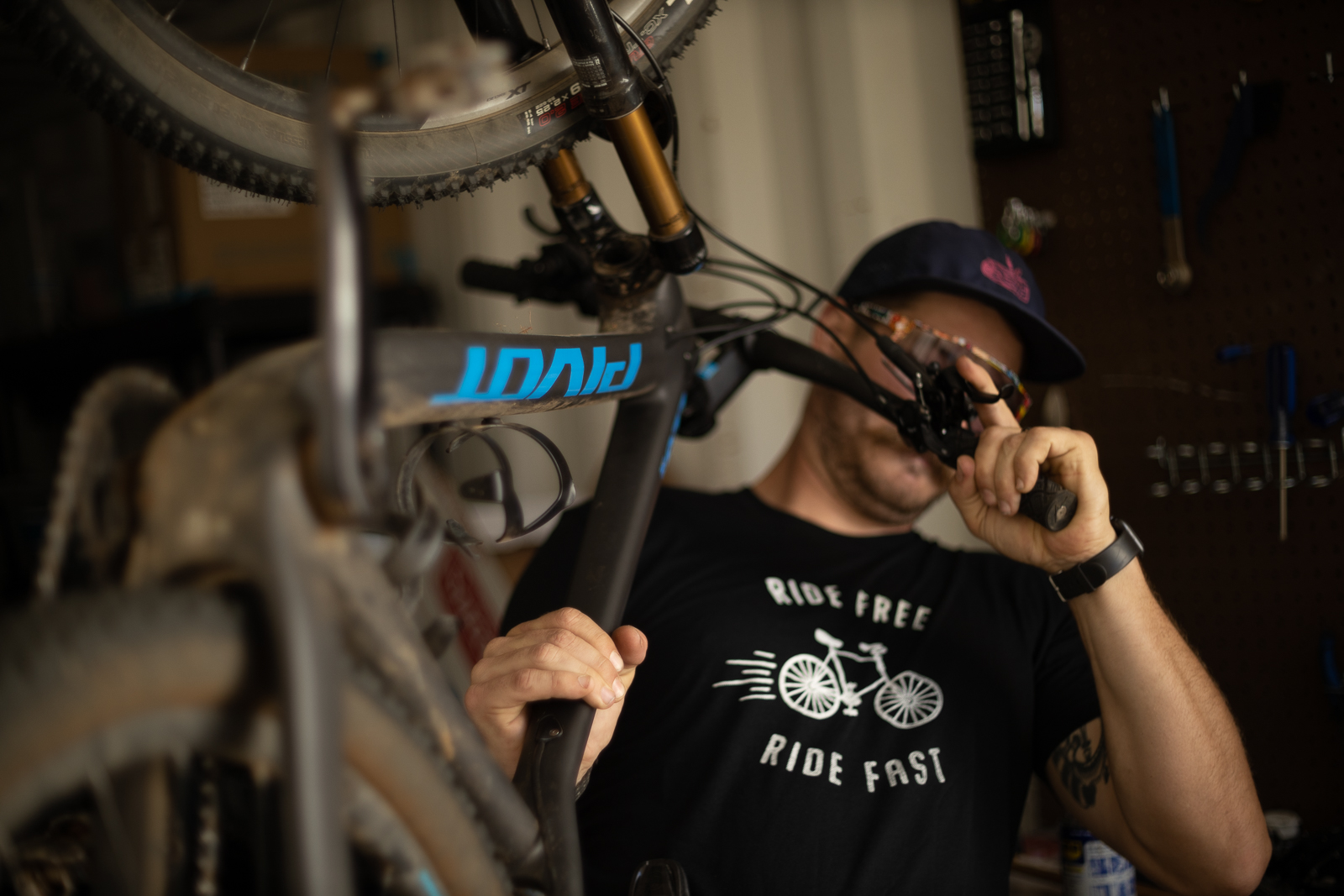 Richmond Cycling Corps' Pivot mountain bikes Shimano originals 